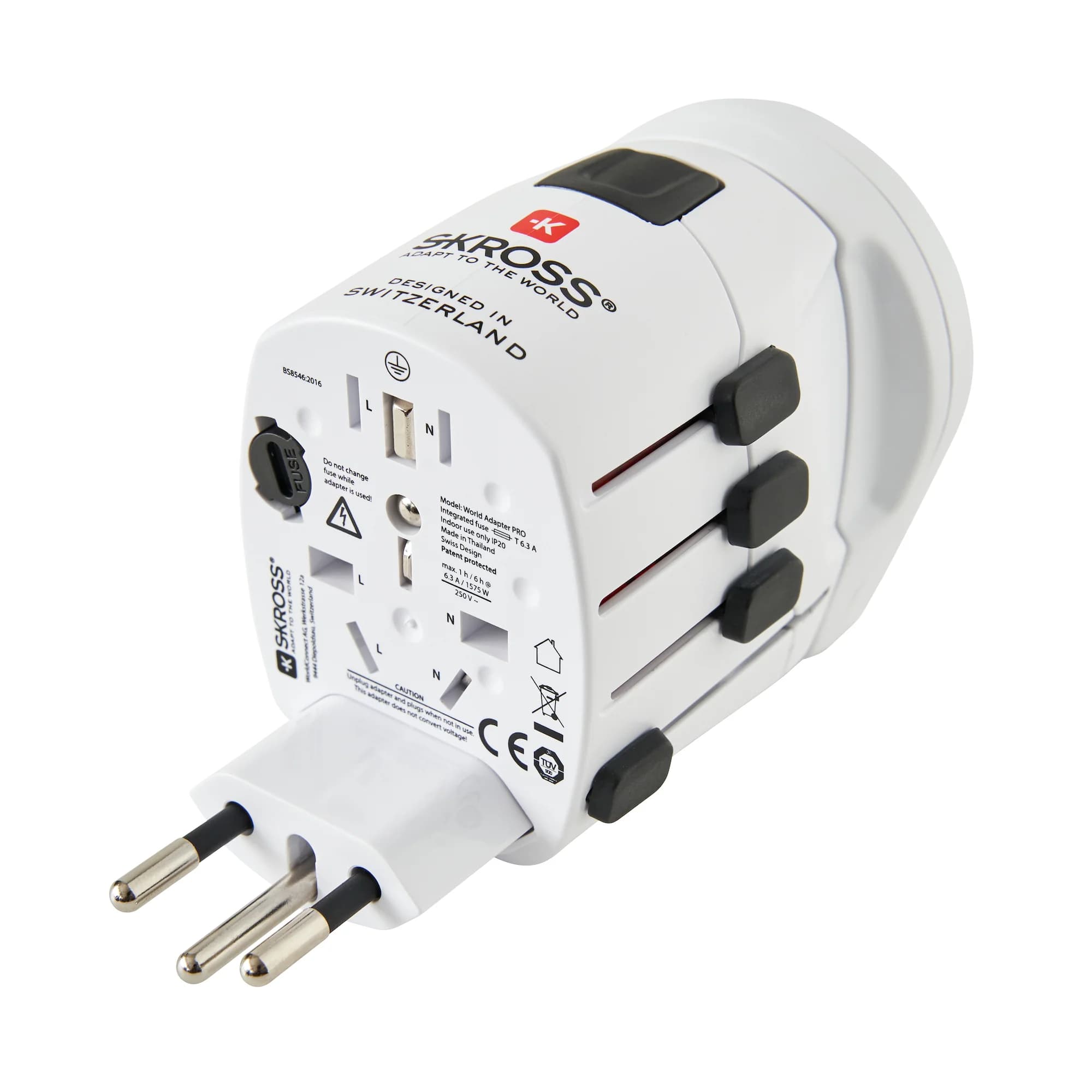 Grounded adapter view 1