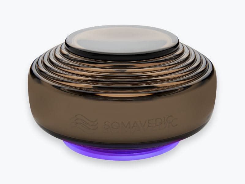 Zařízení Somavedic Anthracite na bílém pozadí.